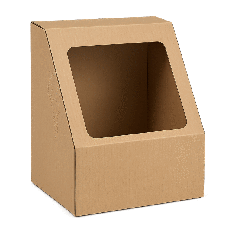 Corrugated Display Carton with Window