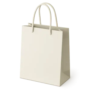 Laminated Art Paper Gift Bag with Rope Handles (216)