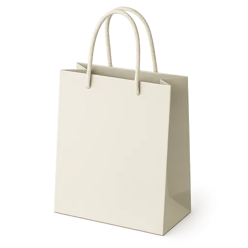 Laminated Art Paper Gift Bag with Rope Handles (216)