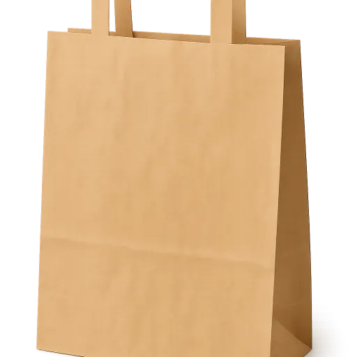 Recycled Paper Bag with Flat Handles (218)