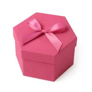 Hexagon-Shaped Decorative Gift Box (464)
